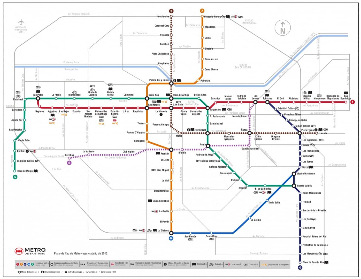 Metro de Santiago comienza las obras de la línea 6