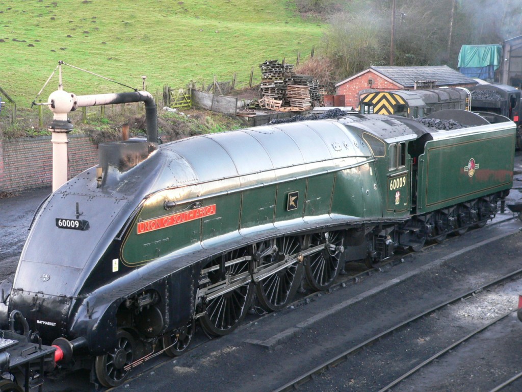 La Union of South Africa en la estación de Bridgnorth. Foto: Chris McKenna. La Union of South Africa en la estación de Bridgnorth. Foto: Chris McKenna.