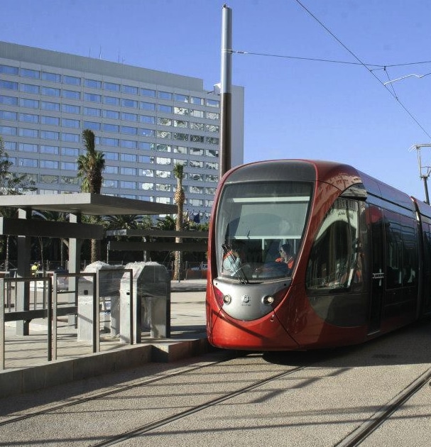 Citadis del tranvía de Casablanca en pruebas. Foto: Shiznuts. Citadis del tranvía de Casablanca en pruebas. Foto: Shiznuts.