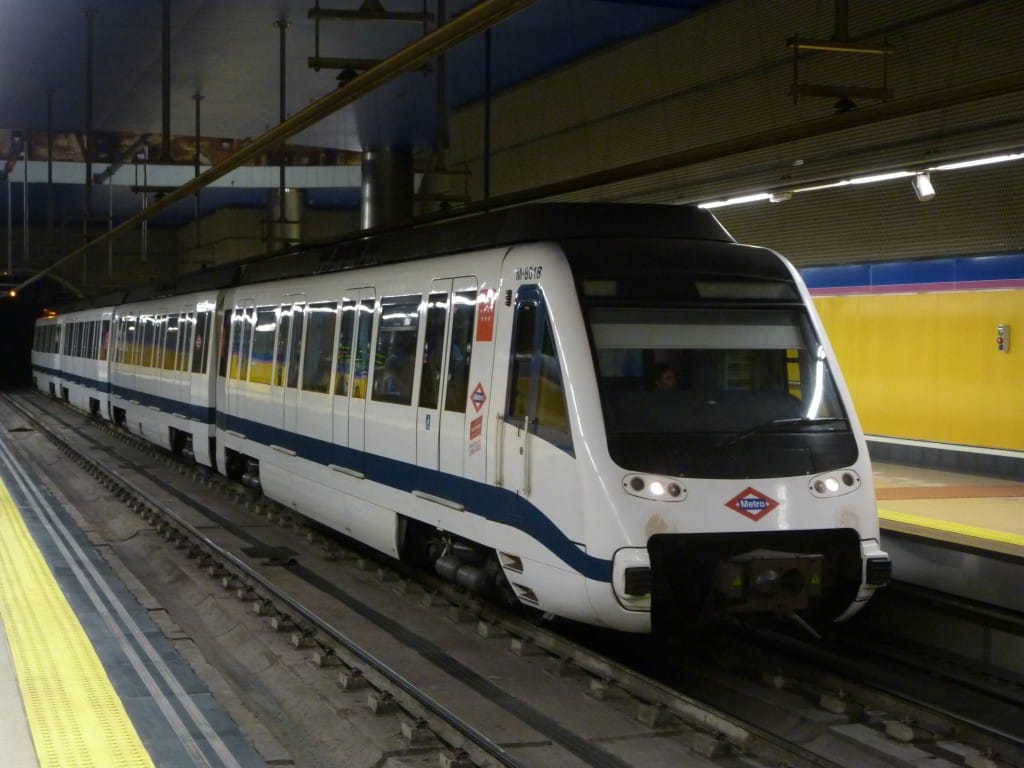 Composición número 3 de la serie 8000 del metro de Madrid en Pinar del Rey. Foto: Miguel Bustos. Composición número 3 de la serie 8000 del metro de Madrid en Pinar del Rey. Foto: Miguel Bustos.