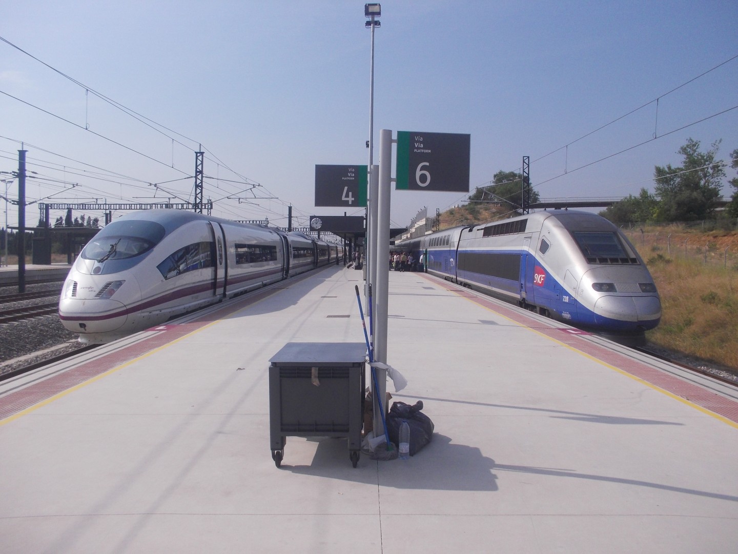 Últimos trabajos para el TAV Barcelona–París