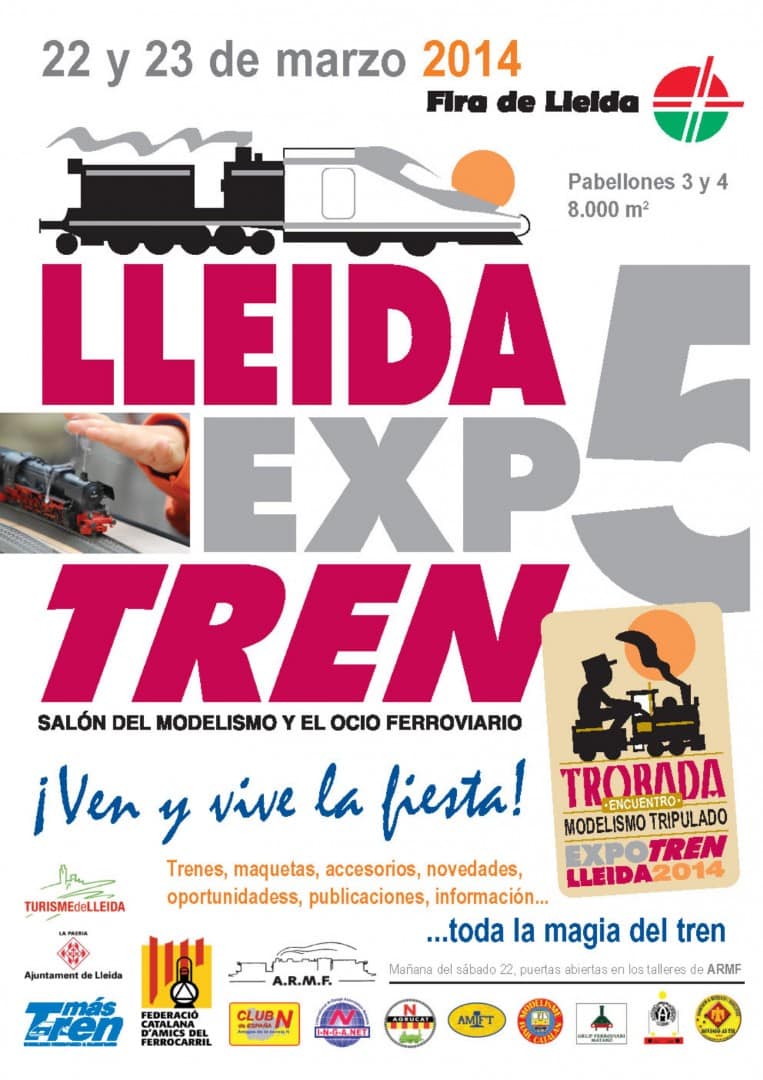 Lleida Expo Tren 2014, cita de ocio ferroviario y cultura