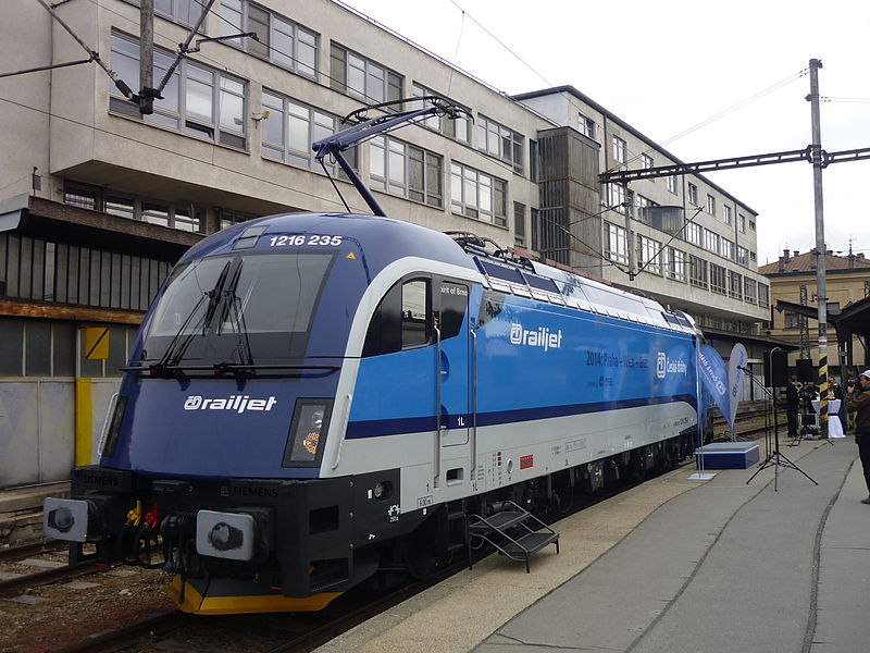 La checa ČD estrena los trenes de alta velocidad Railjet