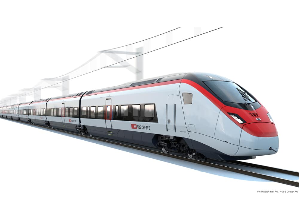 Los trenes de la ruta de San Gotardo serán Stadler