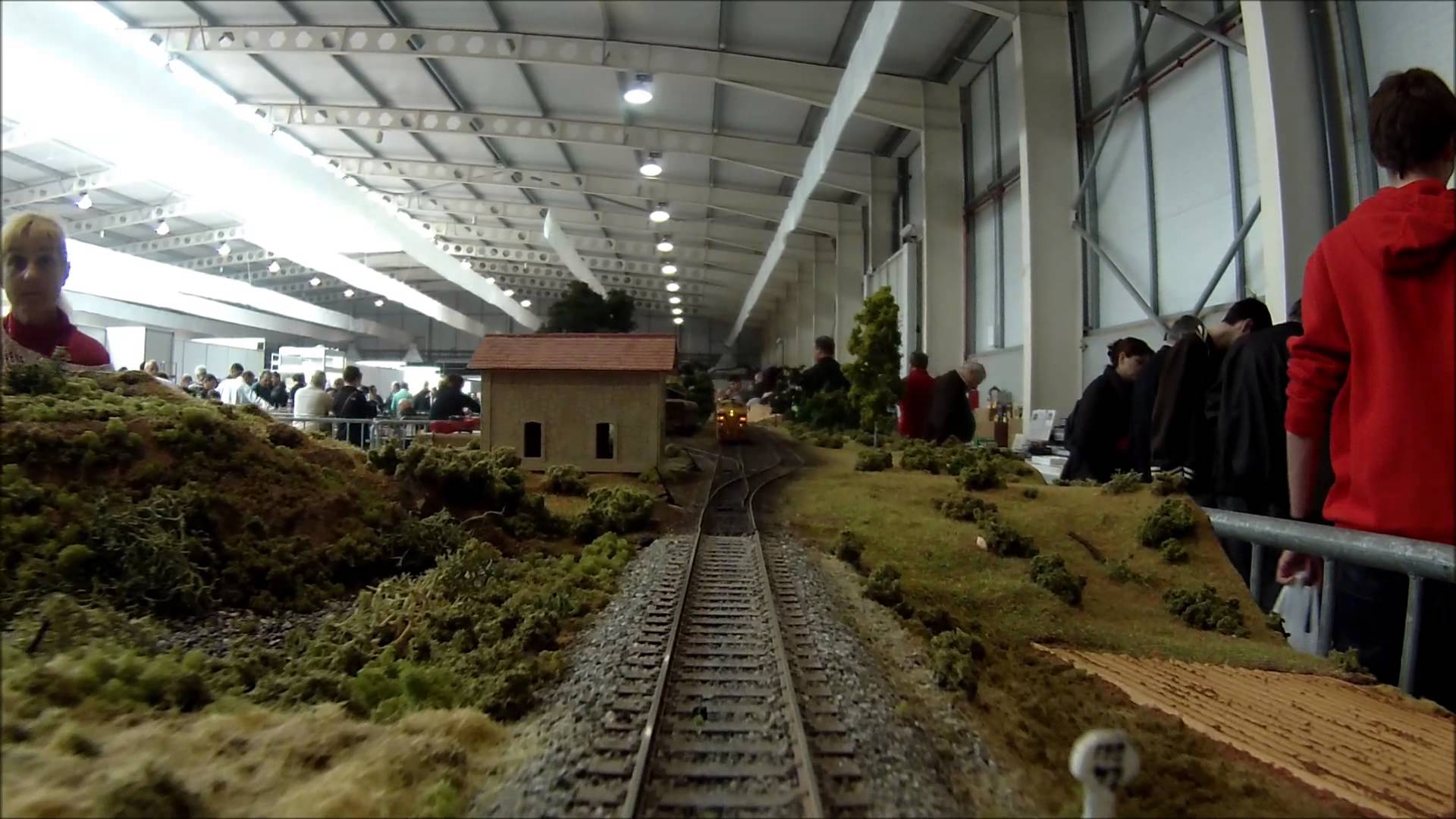 Viajando en un tren de H0