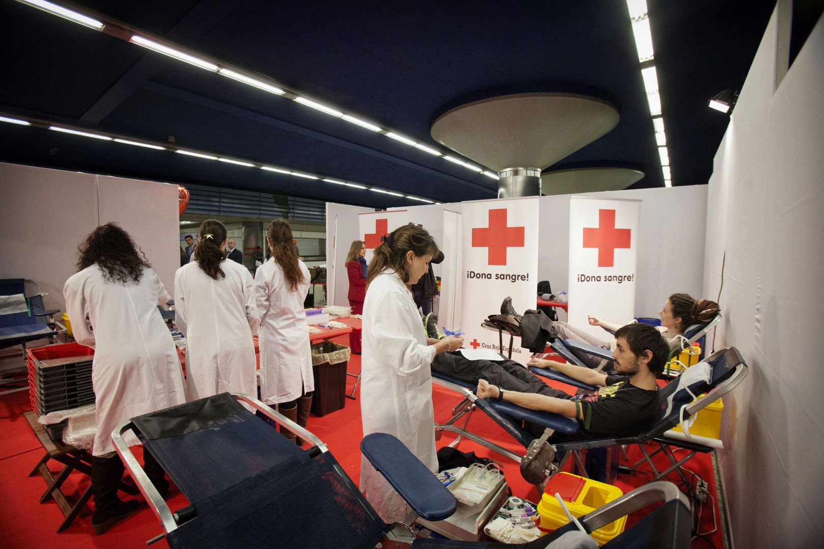 Metro de Madrid, con la donación de sangre