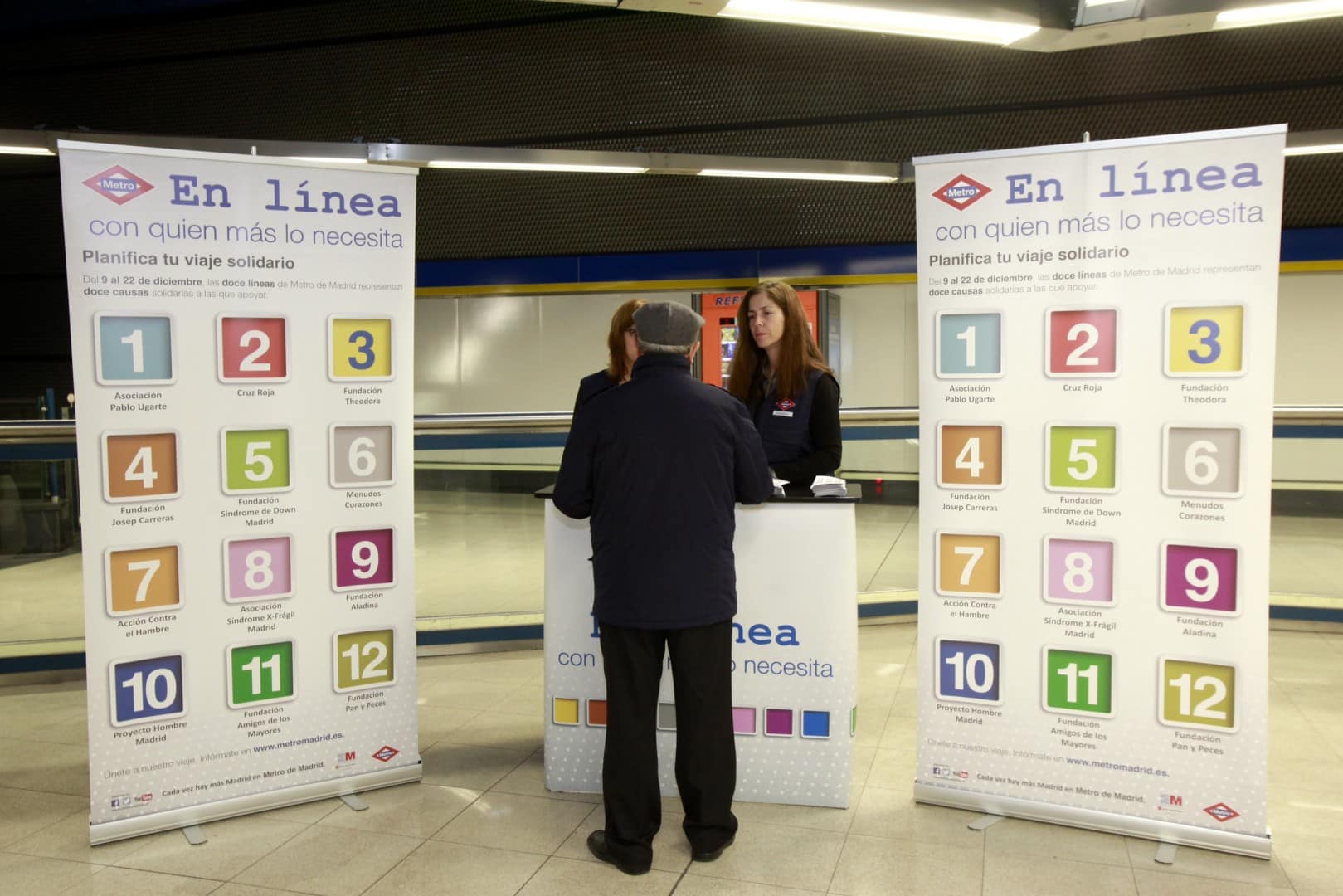 Metro de Madrid, En línea con quien más lo necesita