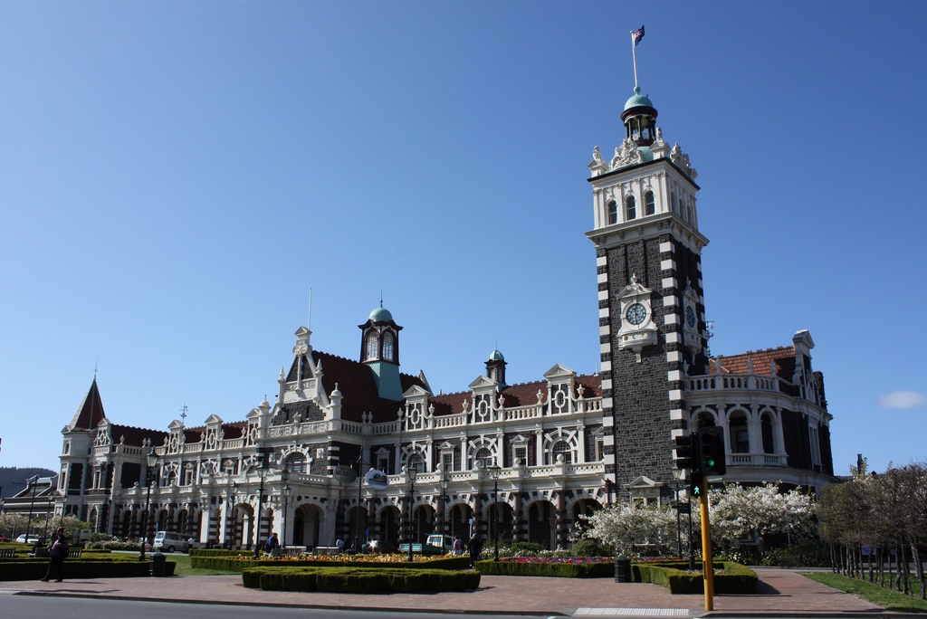 Estación de Dunedin, una joya en Nueva Zelanda