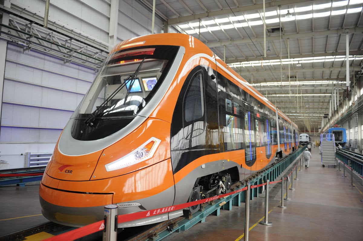 Un tranvía propulsado por hidrógeno, el futuro de China