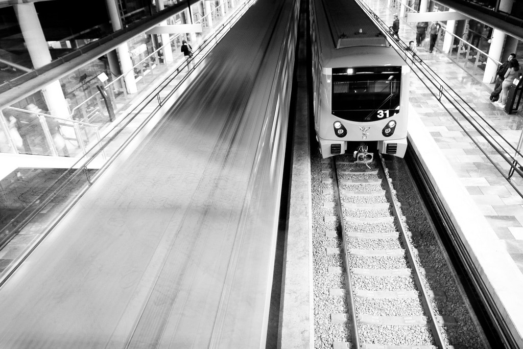 Choque con heridos en el metro de Ciudad de México