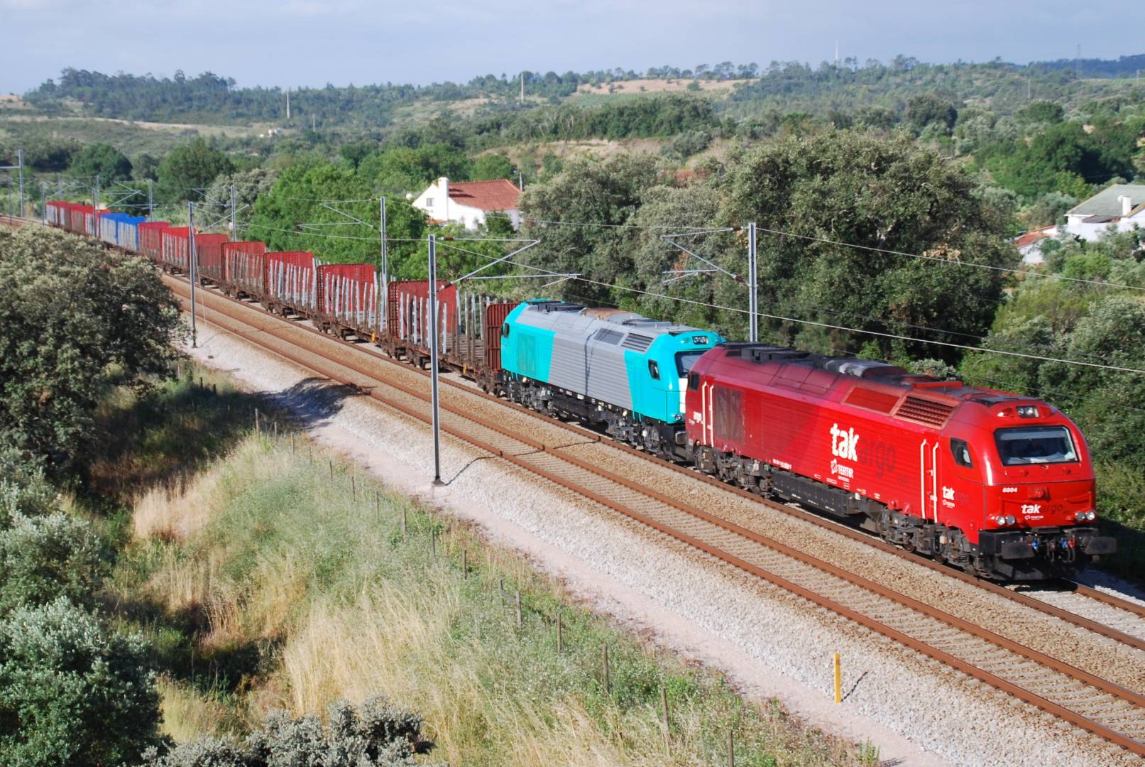 ¿Cómo se conduce un tren de mercancías?