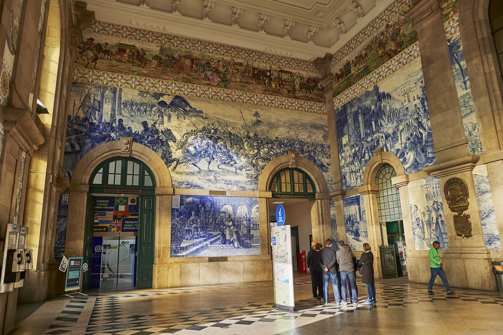 La Estación de São Bento en Oporto