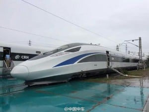 El pasado 30 de junio se desvelaron los prototipos de TAV 100% chino. Foto: People.cn.