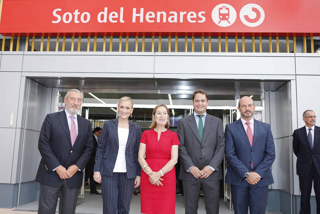 Inaugurada la estación de Soto del Henares, en Madrid