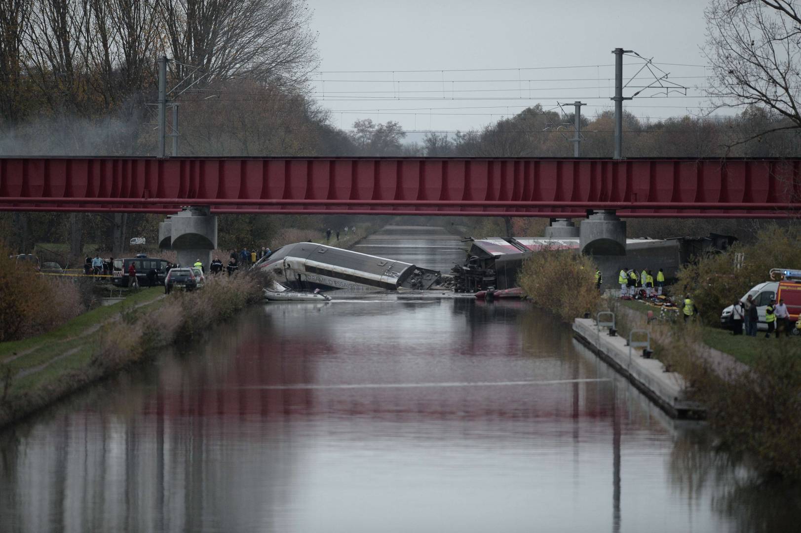 En el TGV en pruebas accidentado viajaban niños