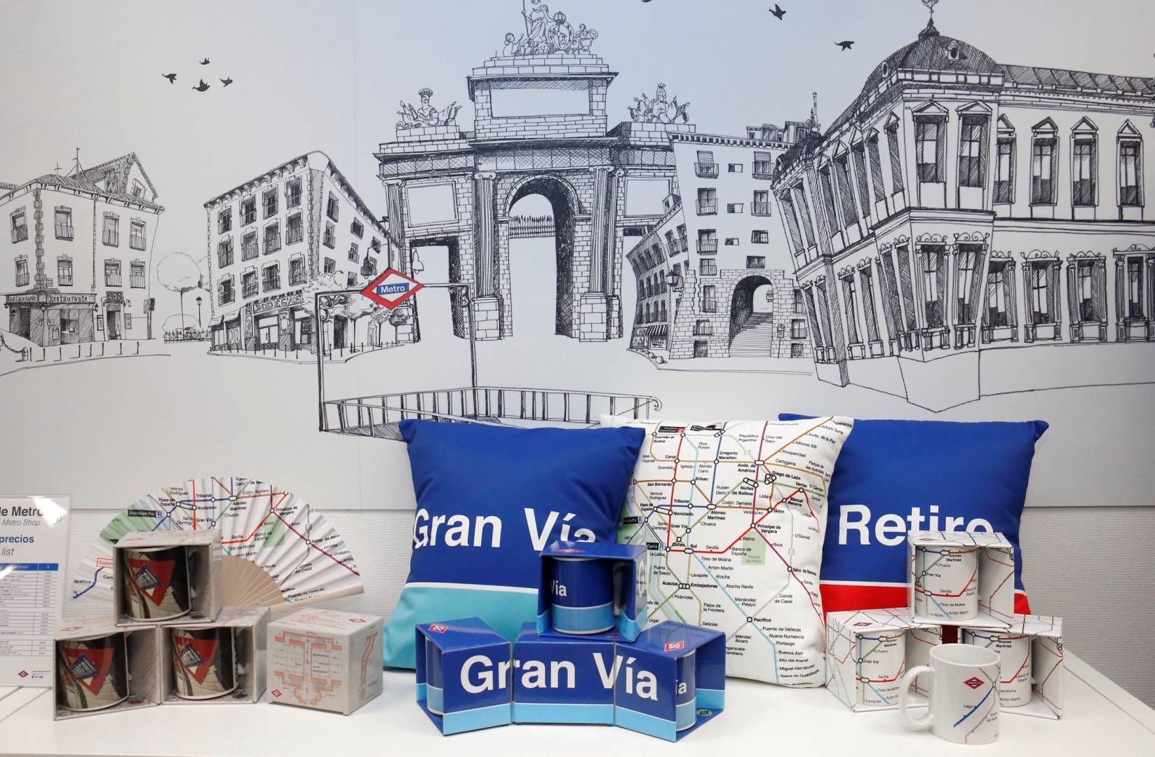 Metro de madrid estrena merchandising