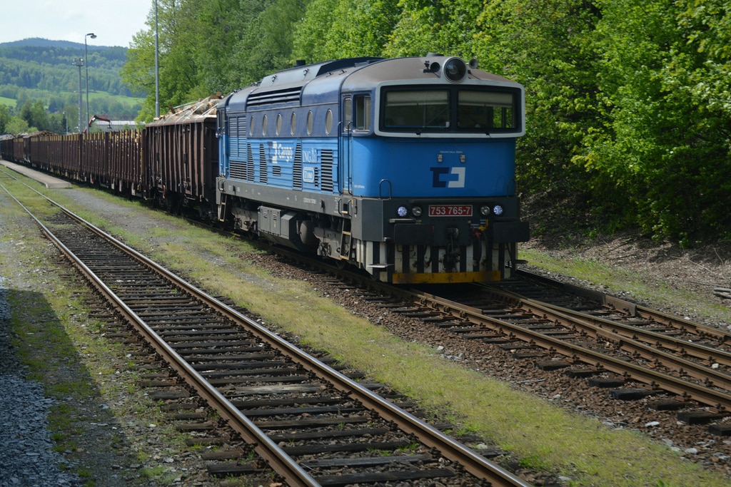 El ferrocarril de mercancías cae en el centro de Europa