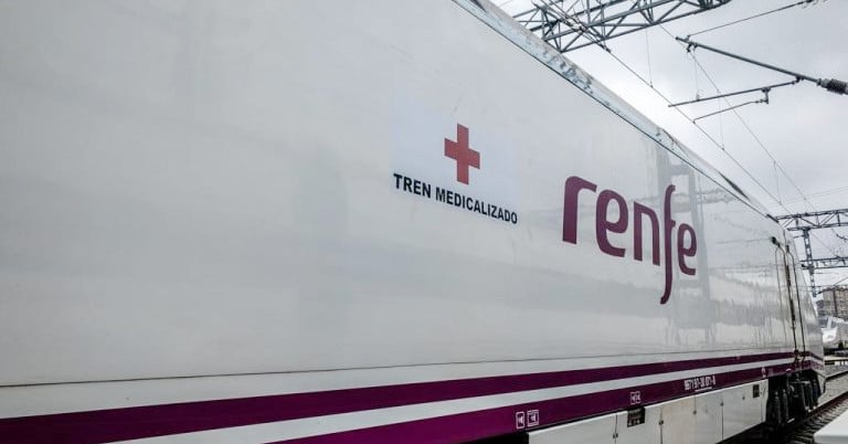 Los trenes medicalizados de Renfe se han quedado sin usar