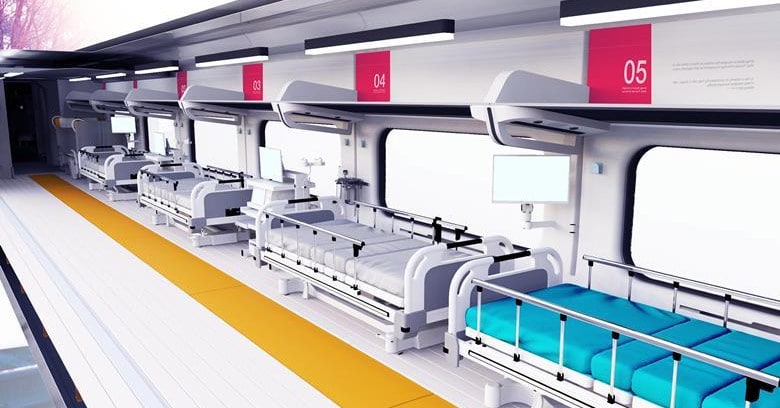 La ESA financia el desarrollo de un moderno tren hospital con UCI