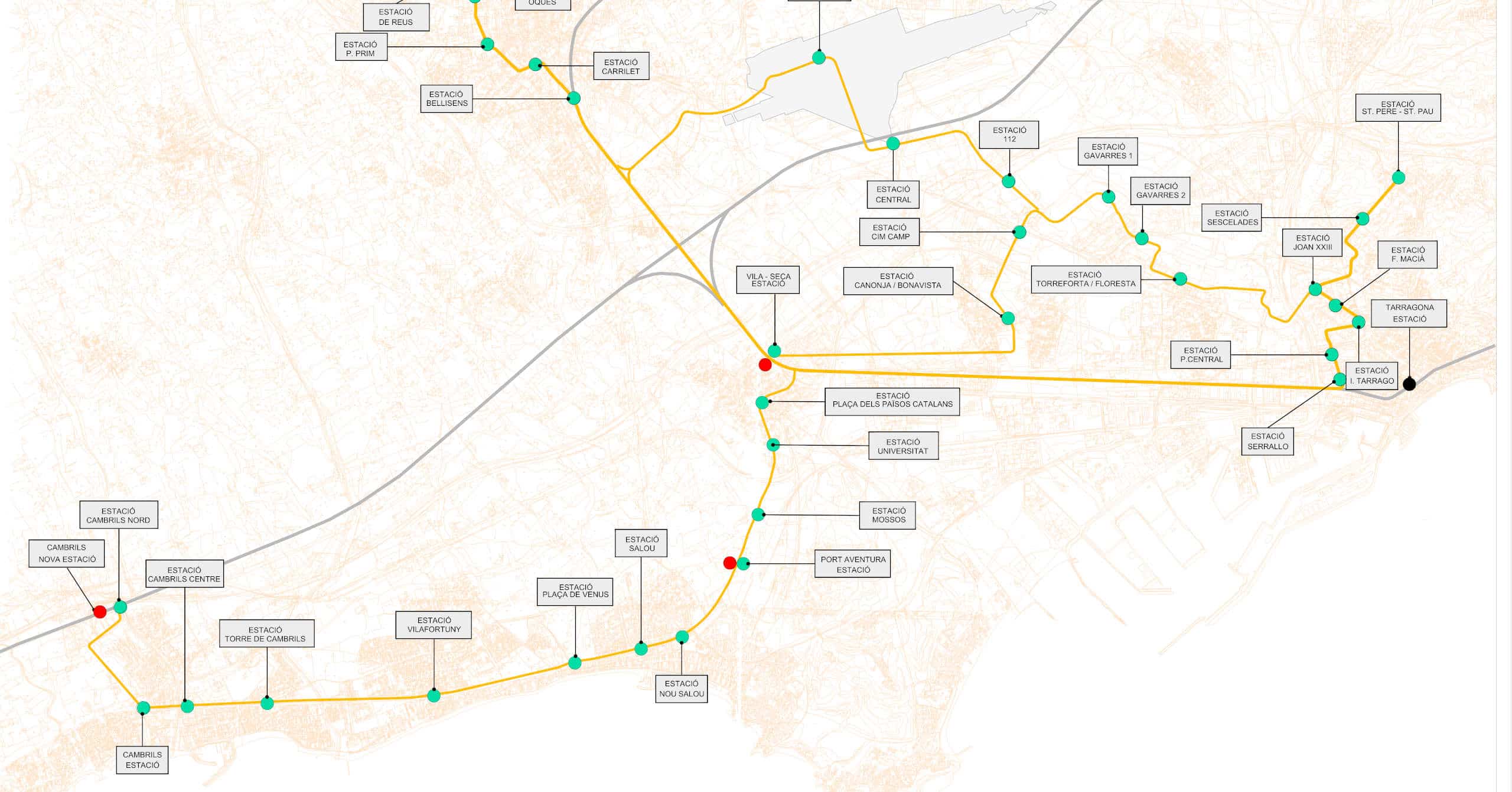 El Tren-tram de Tarragona sale a información pública