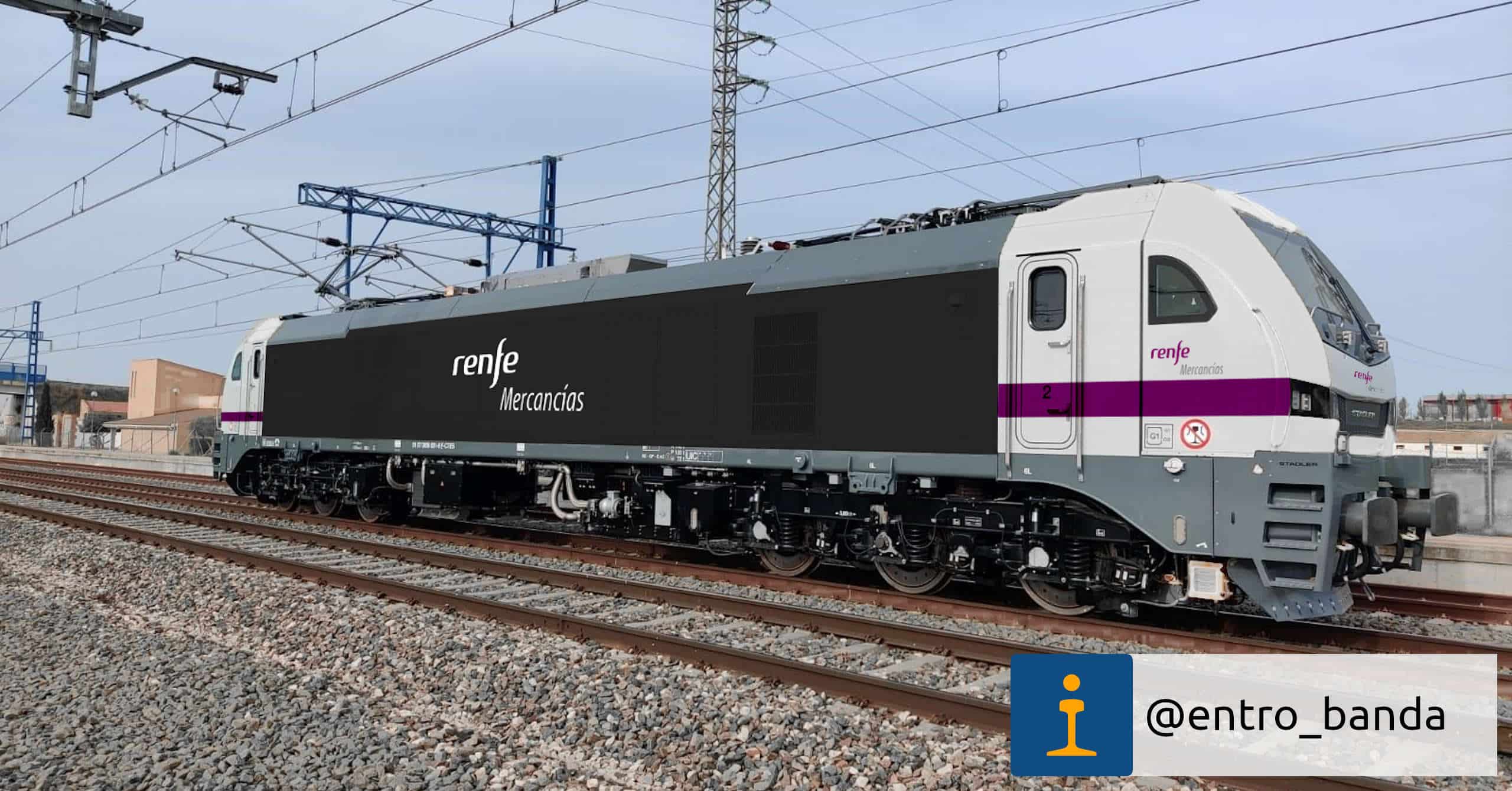 Renfe Mercancías negocia comprar locomotoras Euro6000 de Stadler