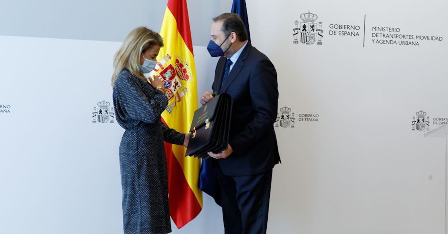 Raquel Sánchez reemplaza a José Luis Ábalos frente al MITMA