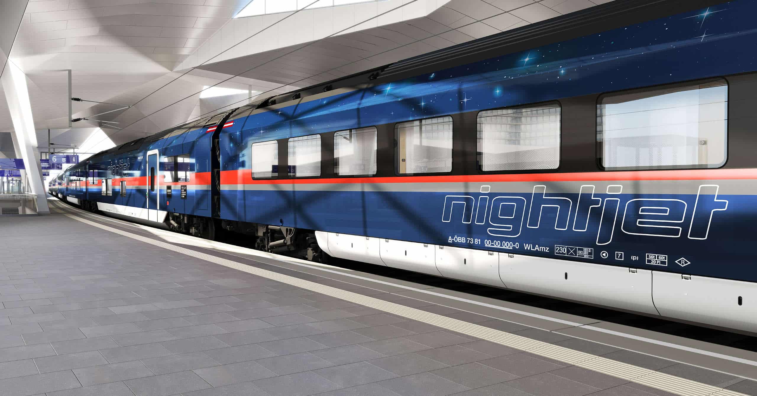 ÖBB encarga 20 trenes Nightjet a Siemens con coches Viaggio Next Level