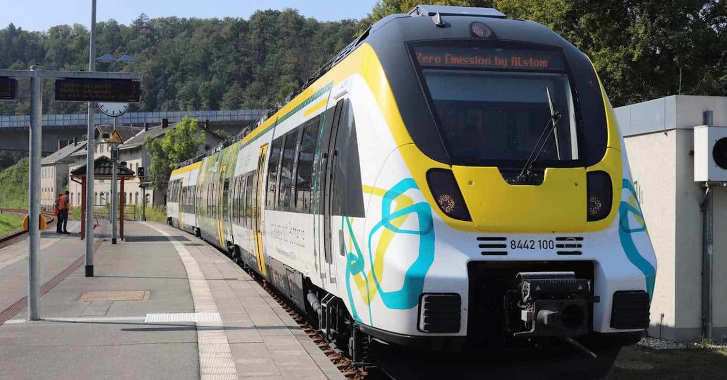 Alstom prueba en Alemania su tren eléctrico con baterías