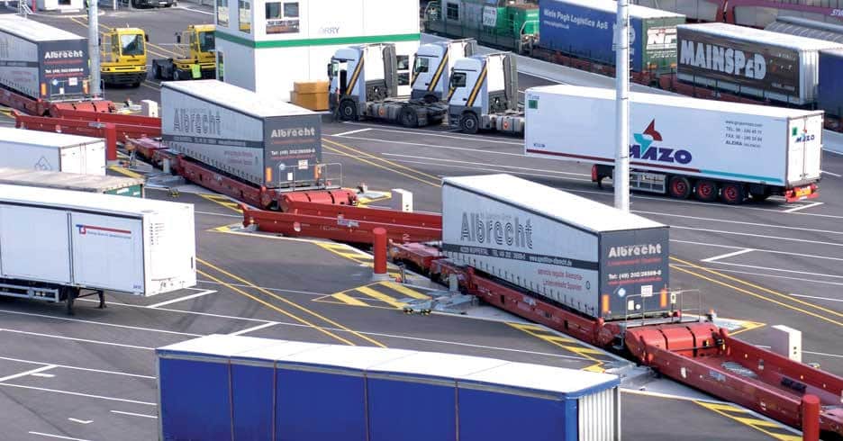 Brittany Ferries anuncia una autopista ferroviaria entre Cherburgo y Bayona