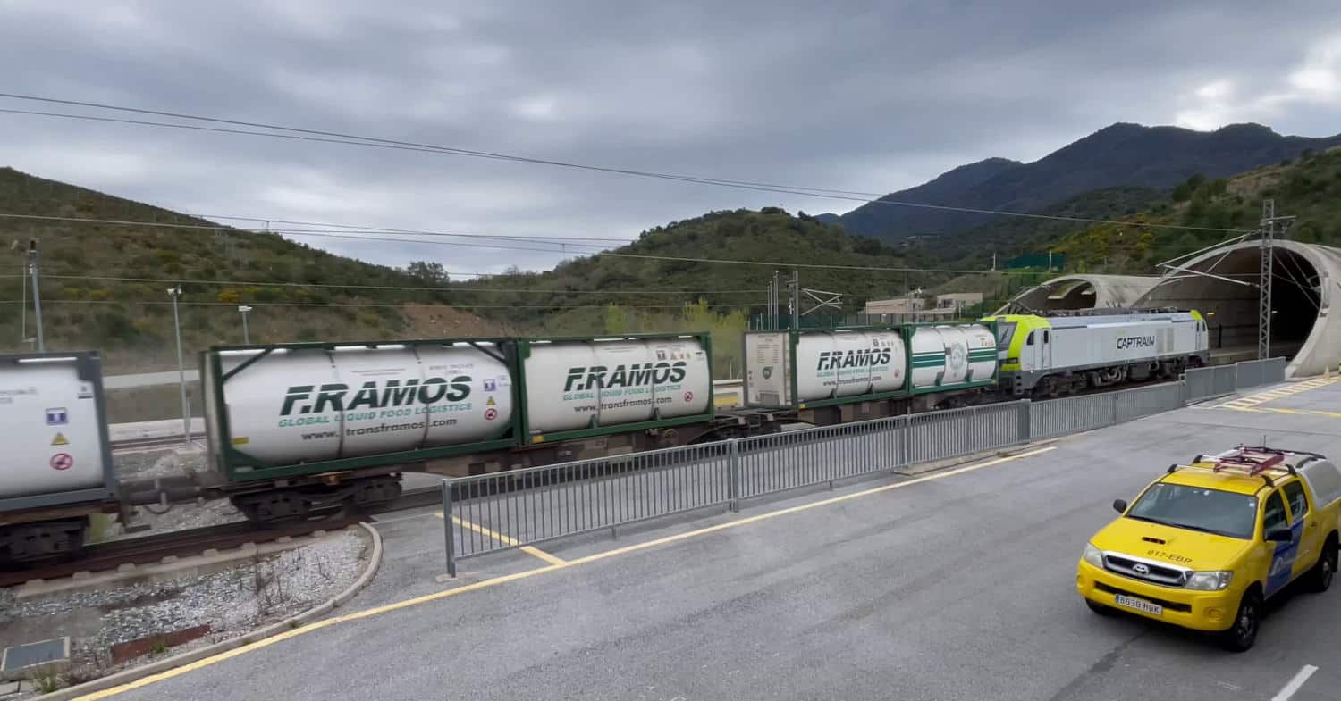 Captrain estrena las Euro6000 de ancho internacional en la autopista ferroviaria España-Luxemburgo