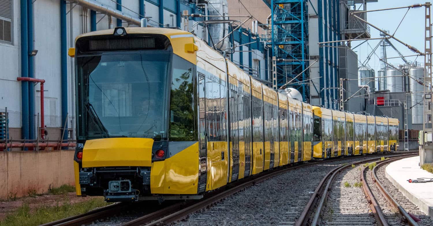 Empiezan en Valencia las pruebas de los tranvías Tramlink de Basilea