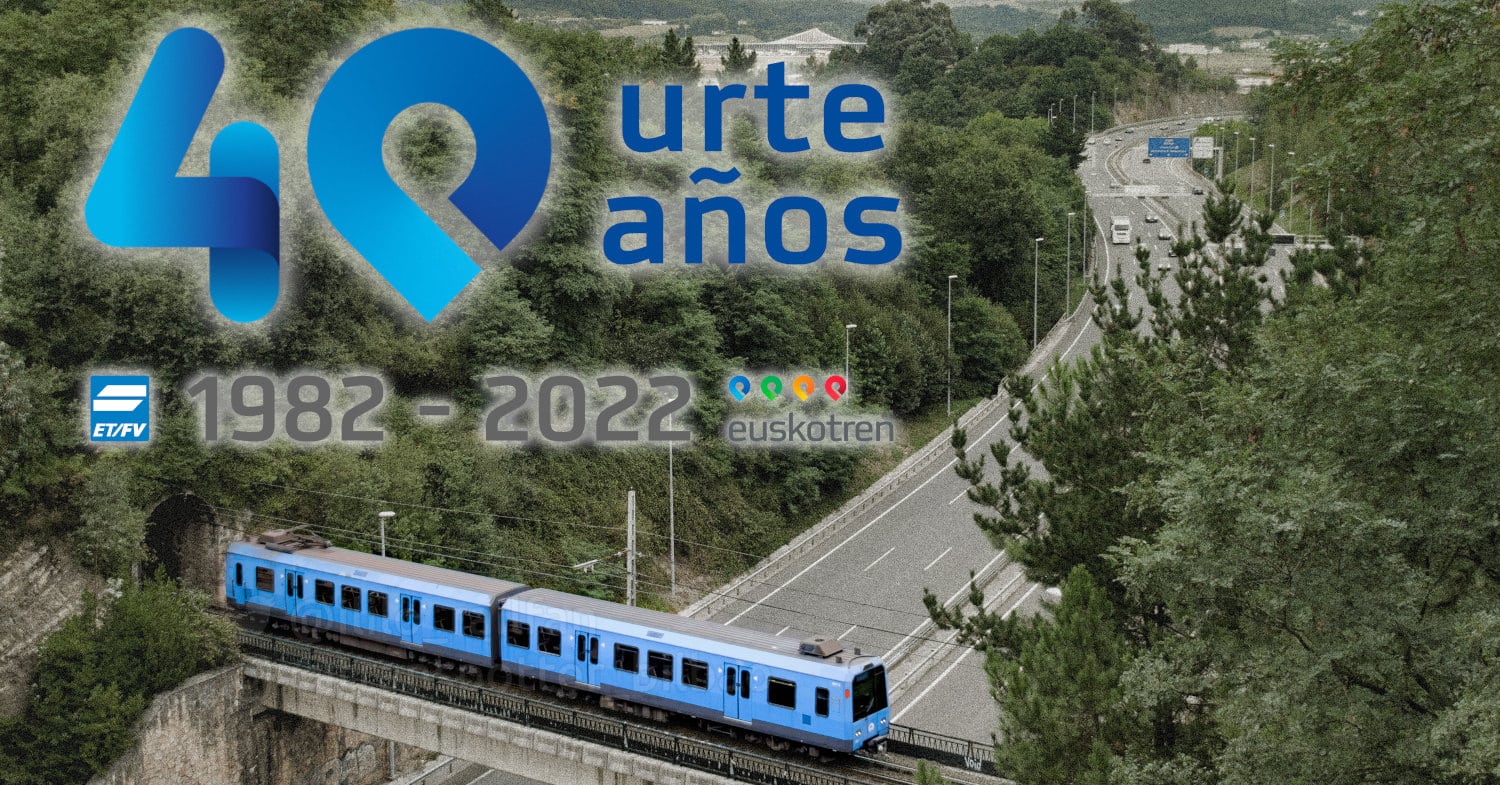 Euskotren cumple 40 años desde su creación