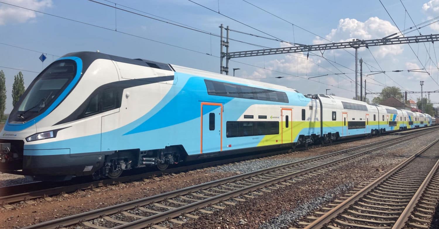 Llega a Velim el primer tren de Westbahn fabricado por CRRC