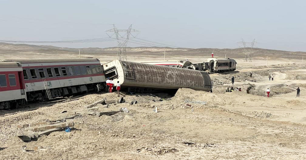 17 personas fallecen en un accidente ferroviario en Irán