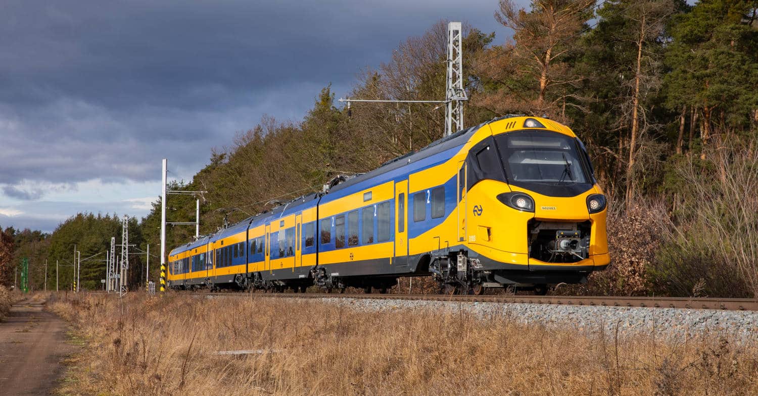 NS y Alstom presentan el nuevo Coradia Stream ICNG en Rotterdam