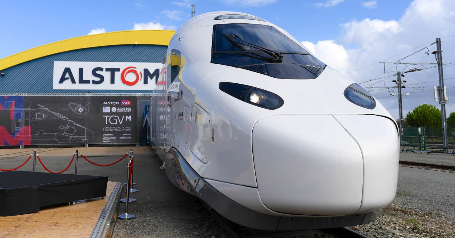 Alstom presenta el tren de pruebas del TGV M
