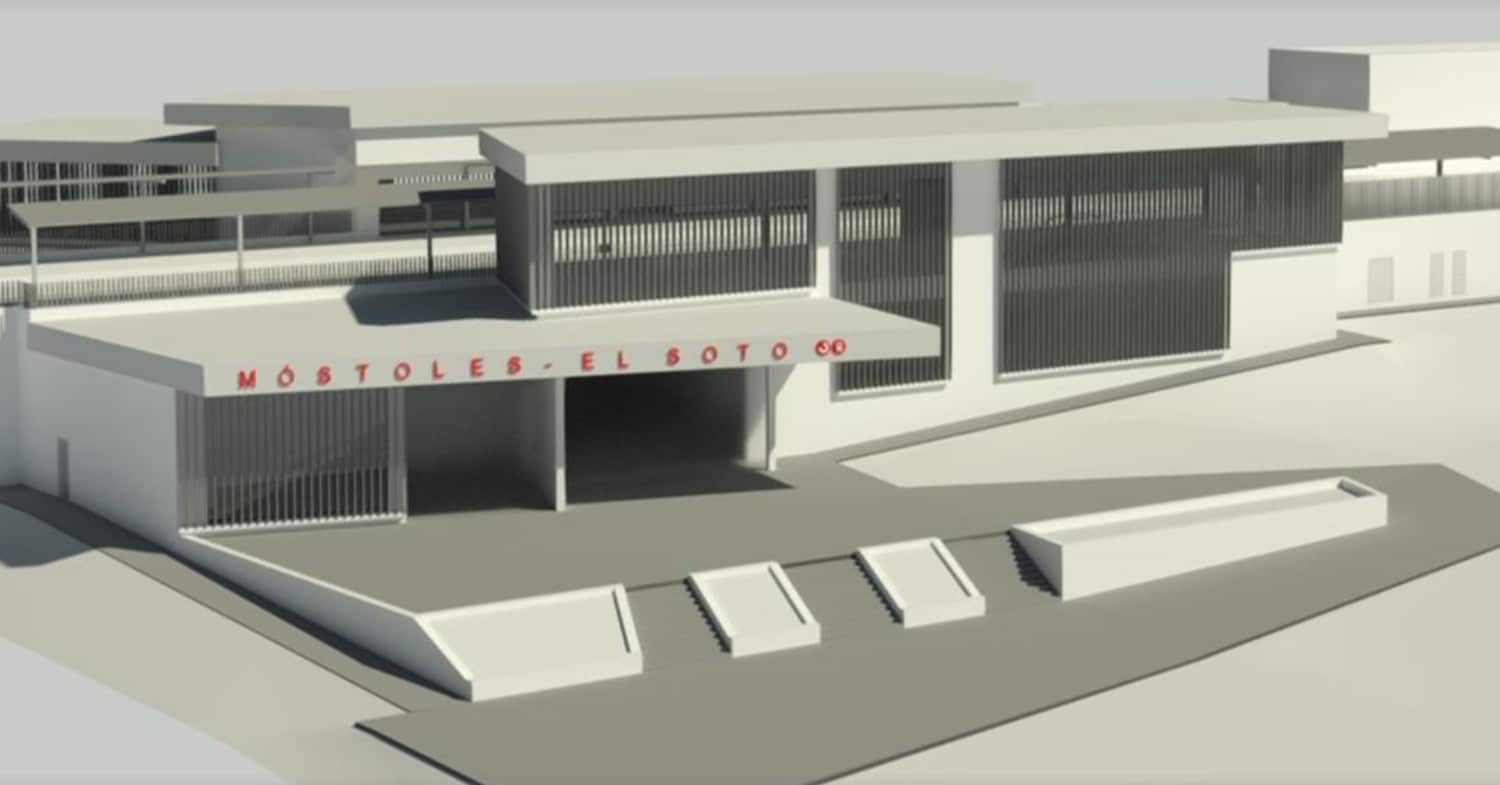 MITMA anuncia la reforma la estación de Móstoles-El Soto y de sus talleres