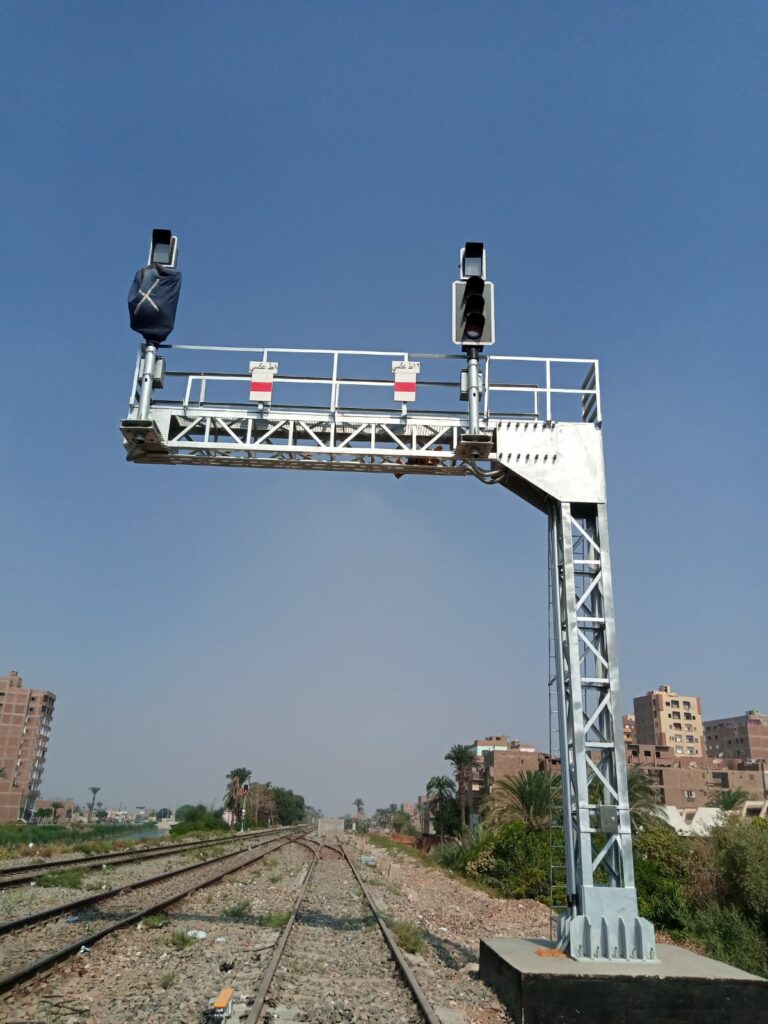 Nuevas señales instaladas en el ferrocarril El Cairo - Alejandría © THALES