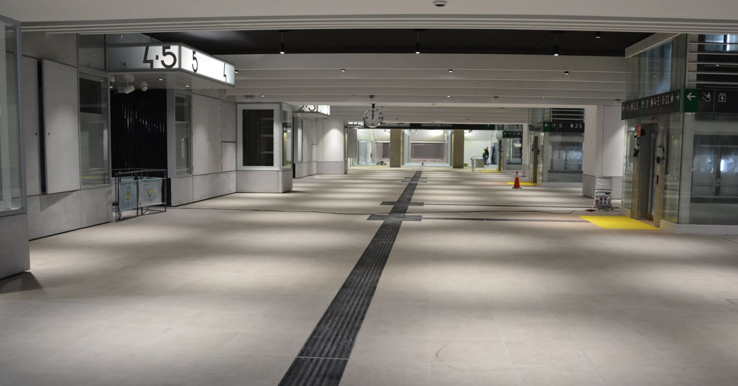 El vestíbulo subterráneo de Chamartín reabrirá en febrero