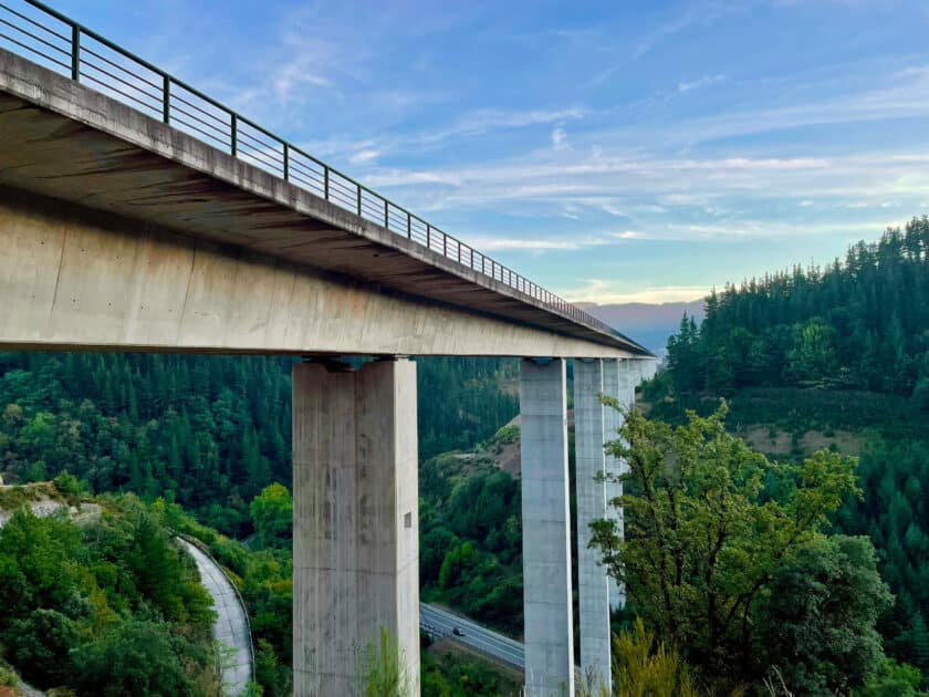 Viaducto Aramaio sentido norte. © GONZALO OCHOA.