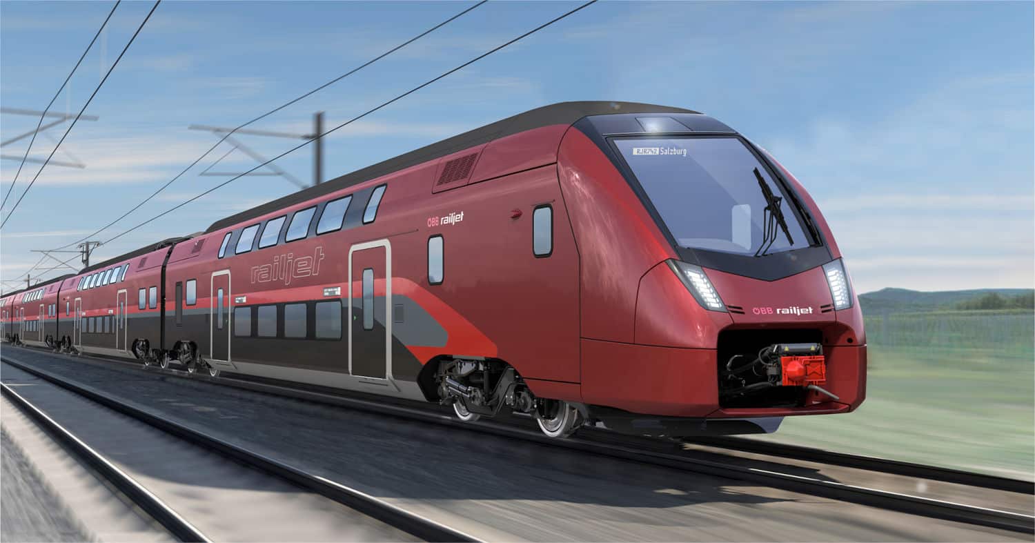 ÖBB encarga 35 unidades Stadler KISS para sus trenes Railjet y Cityjet