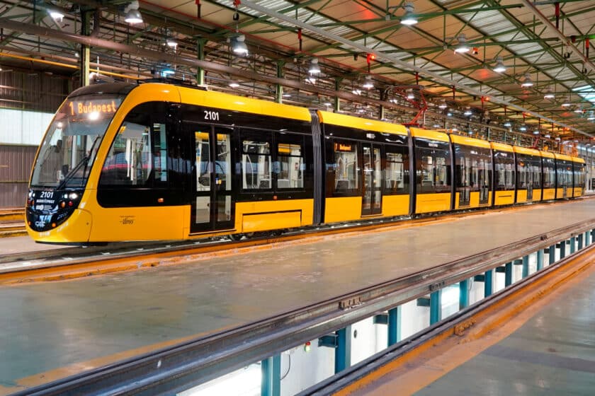 brt o tranvía tranvía de budapest. © caf