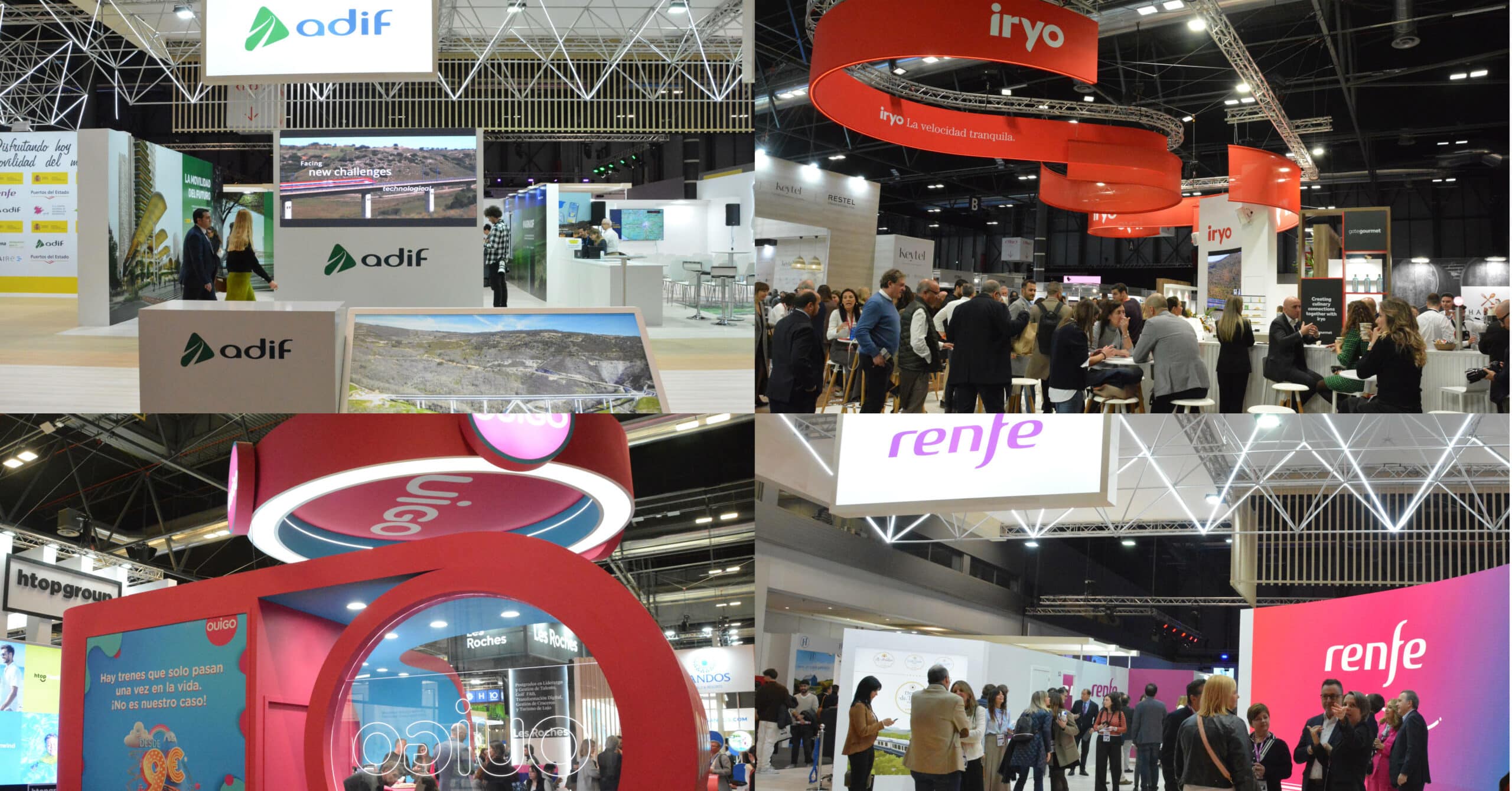 Anuncios y acuerdos de las empresas y entidades ferroviarias en FITUR 2024