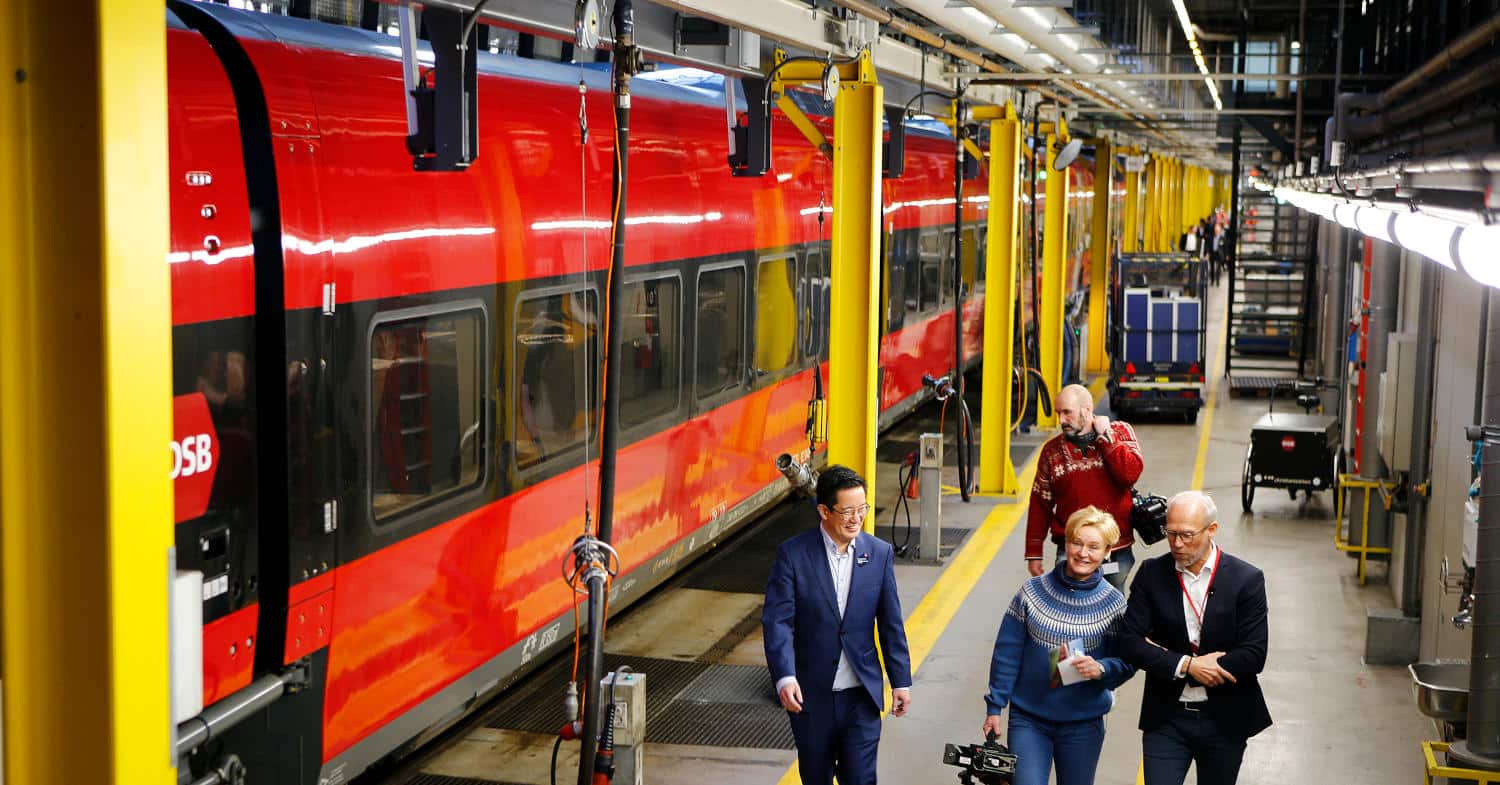 DSB presenta su primera composición Talgo 230 que llega a Dinamarca