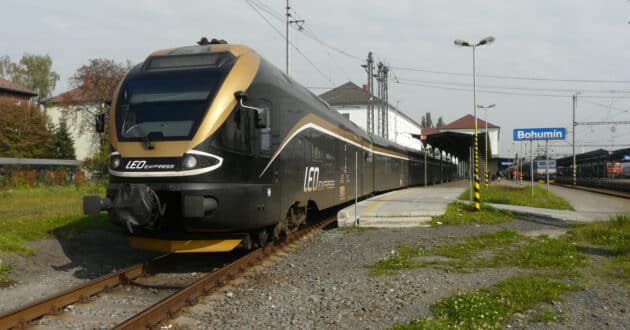 Leo Express Stadler FLIRT at Bohumín station. DARIUSZ SIECZKOWSKI.