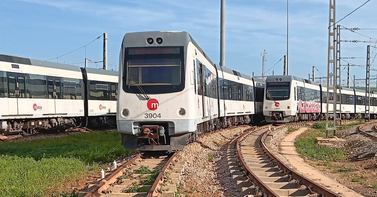 La serie 3900 de FGV, de 1995, se acerca a su desguace tras la DANA