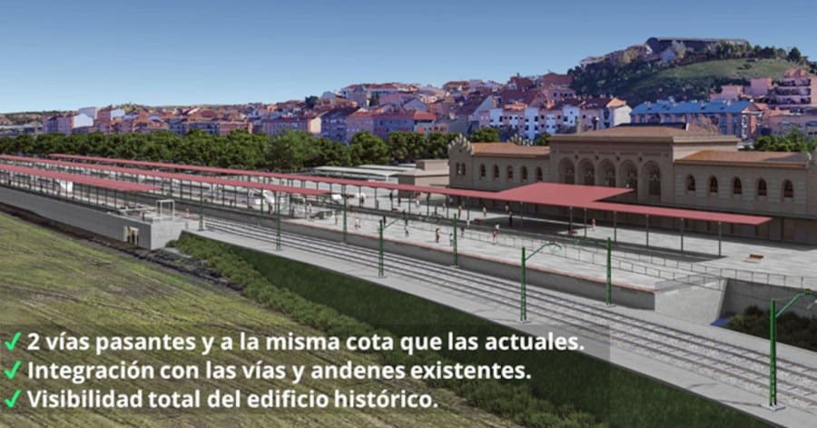 Toledo mantendrá y ampliará la estación actual para los trenes pasantes