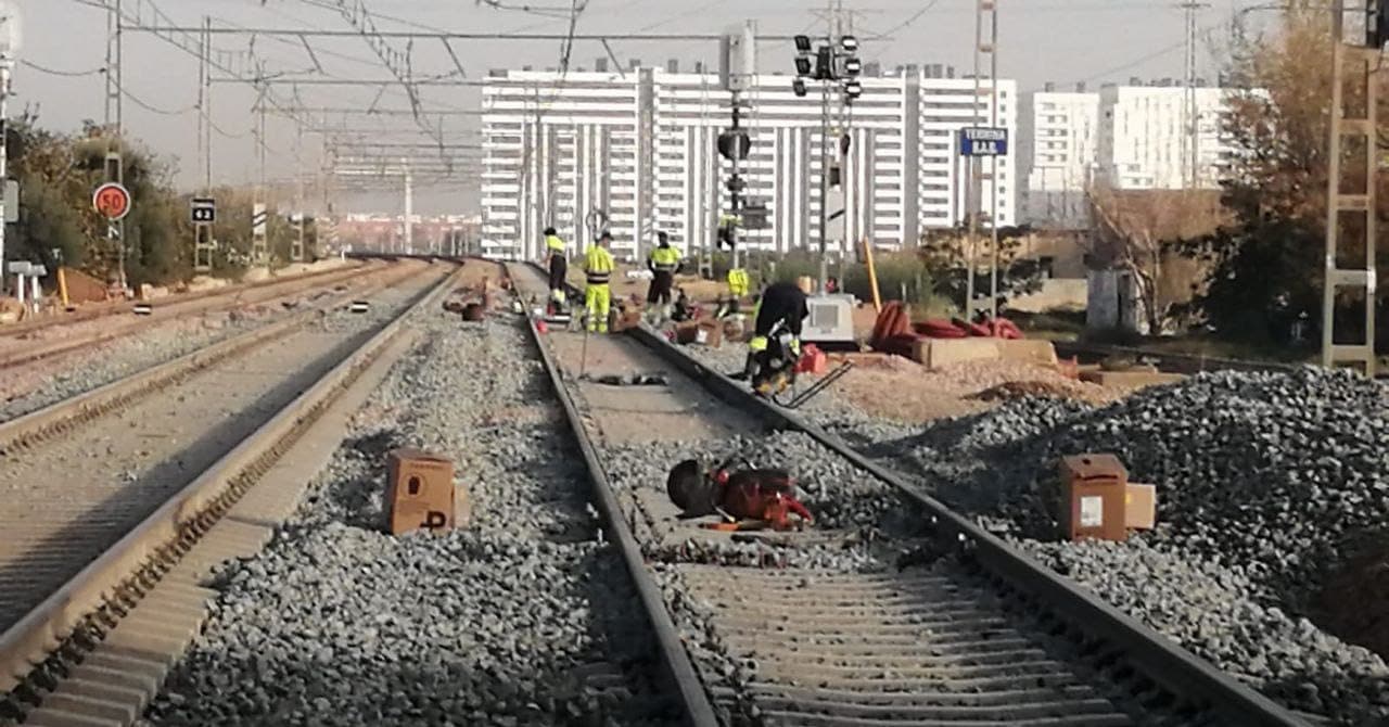 Adif restablecerá el tráfico entre Valencia y Catarroja el 10 de diciembre
