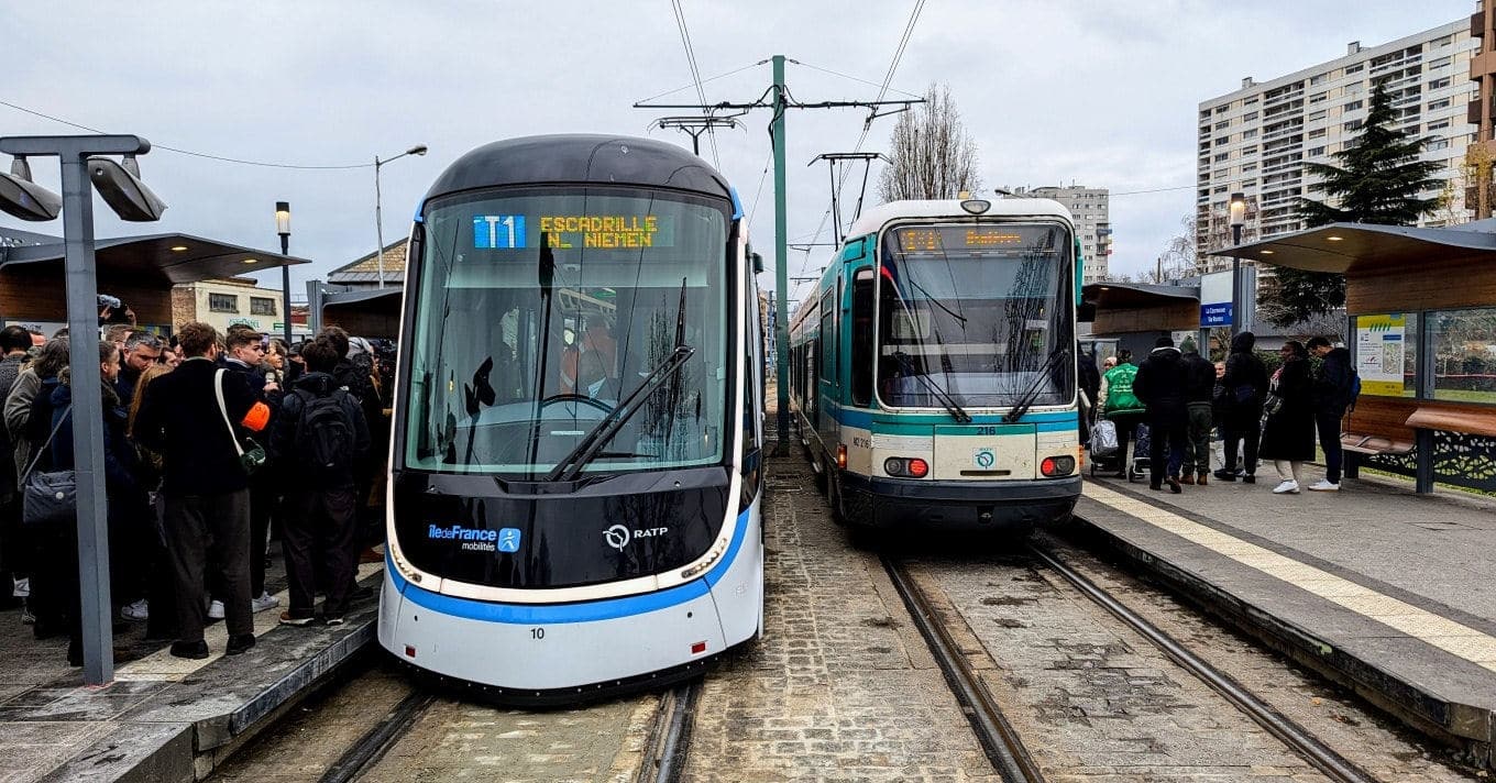 Entran en servicio los modernos TW20 de le-de-France Mobilités