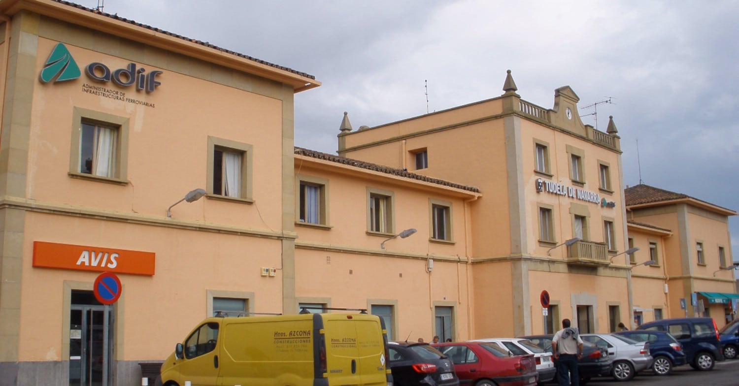Transportes propone construir la nueva estación de Tudela en la ubicación actual